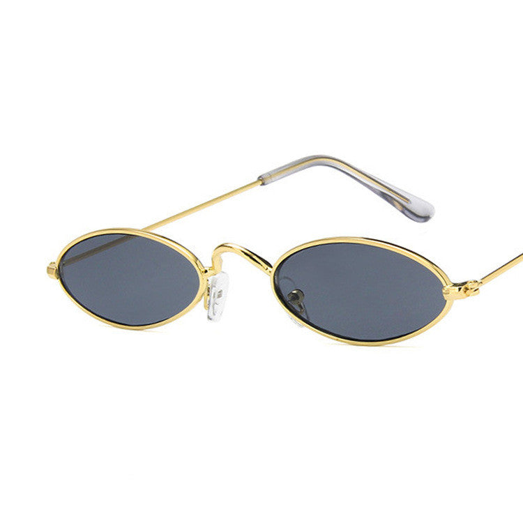 Retro oval frame sunglasses Europe and America